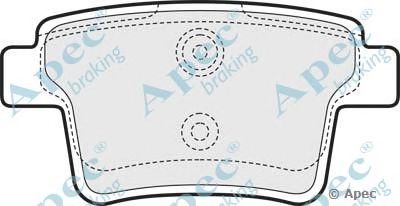 APEC BRAKING pad1467 -  Комплект тормозных колодок, дисковый тормоз